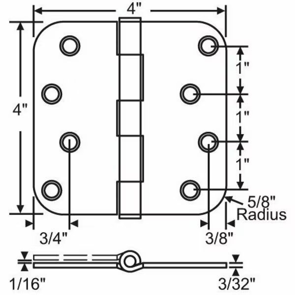 4in x 5/8in Plain Bearing, Strybuc, Mfr#: 56-179SNK